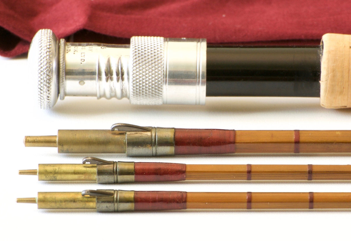 Hardy Bros. - The "Prince Leopold of Belgium" 10' Bamboo Fly Rod - ferrule joints and connections
