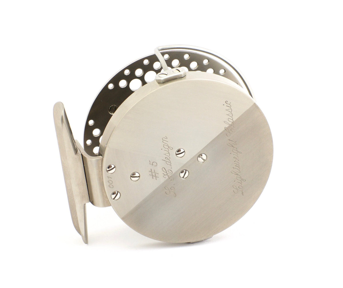 LH Design Series AA Classic #5 Titanium Fly Reel