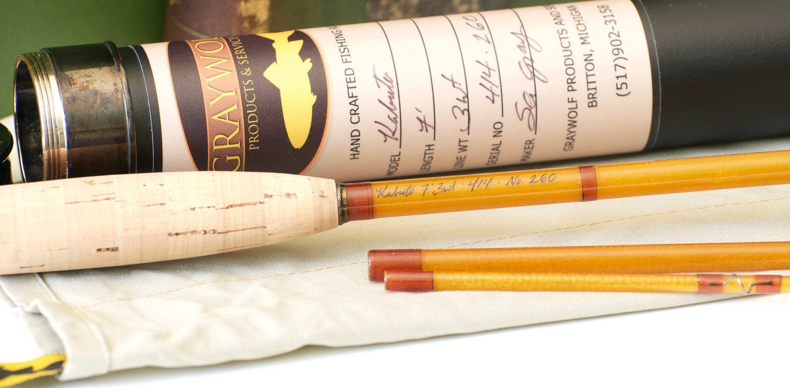 Kabuto / Graywolf Fiberglass Rod 7' 3wt 