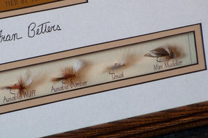 Fran Betters AuSable Fly Collection - Framed 