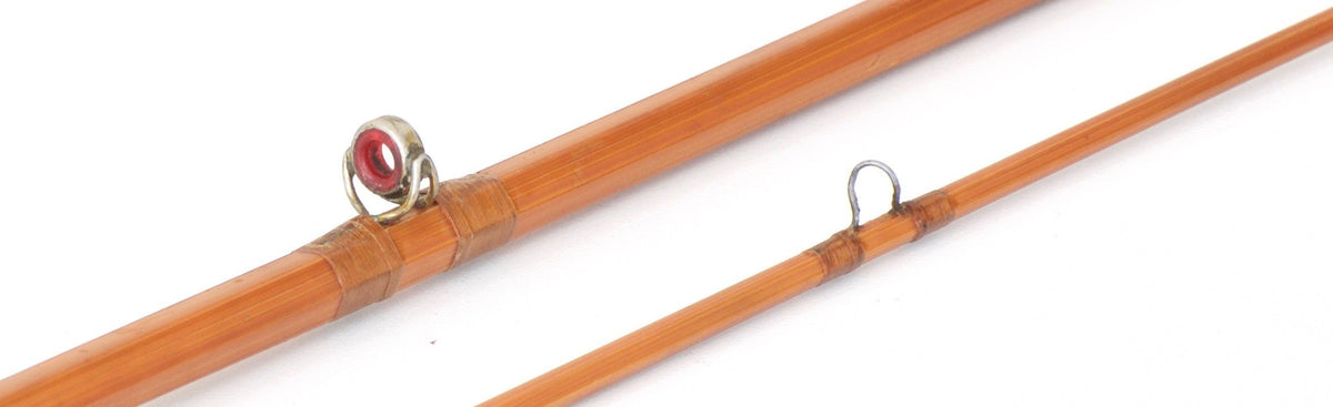 R.L. Winston Bamboo Rod Lew Stoner era 8' 2/1 #4/5 - rod sections with guides and wraps