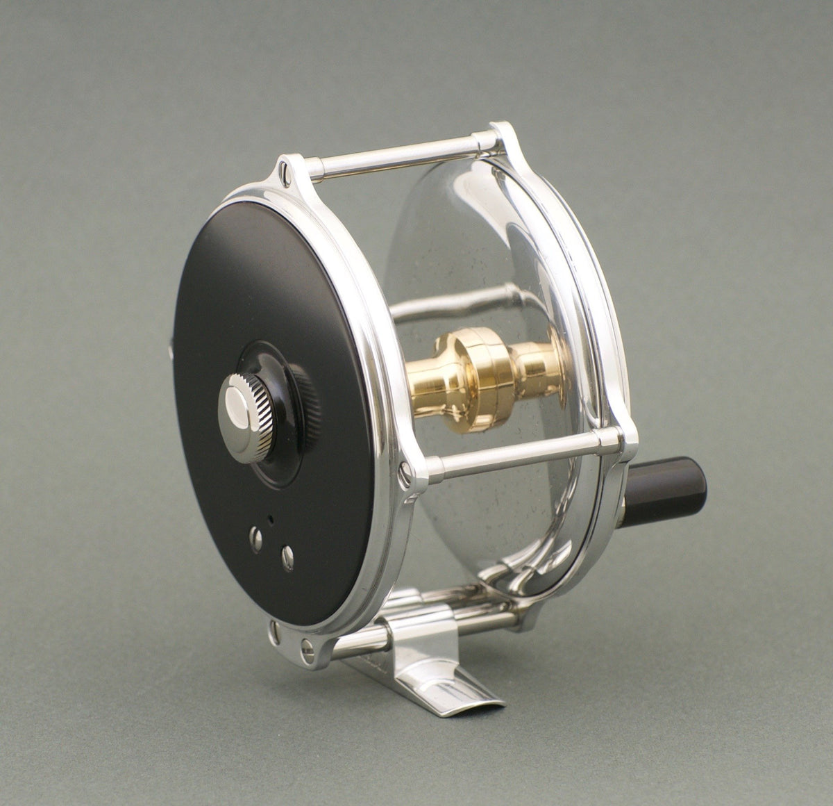 Georg Lundwall 3.72" Black Darter Click Reel 