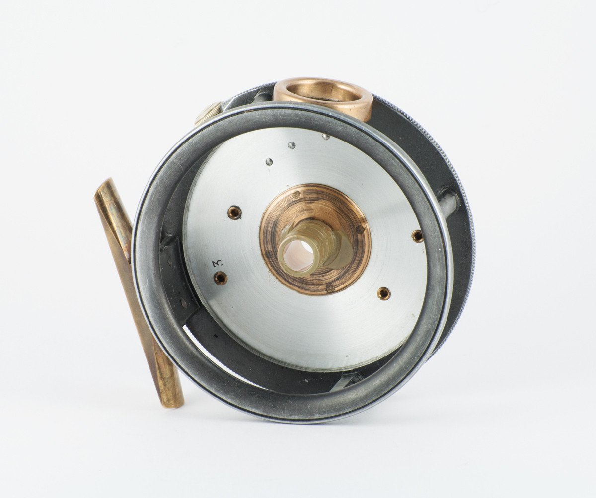 Dingley Perfect 3 1/2" LHW fly reel w/ Westley Richards London Stamp! 