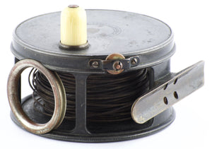 Hardy Perfect 3 3/4" Wide Drum 1912 Check Fly Reel 