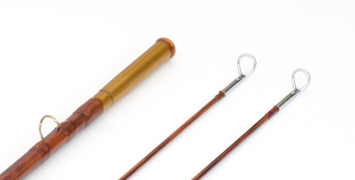 Bob Summers Model 856 Bamboo Rod 8' 2/2 #5/6 - rod sections with guides and wraps