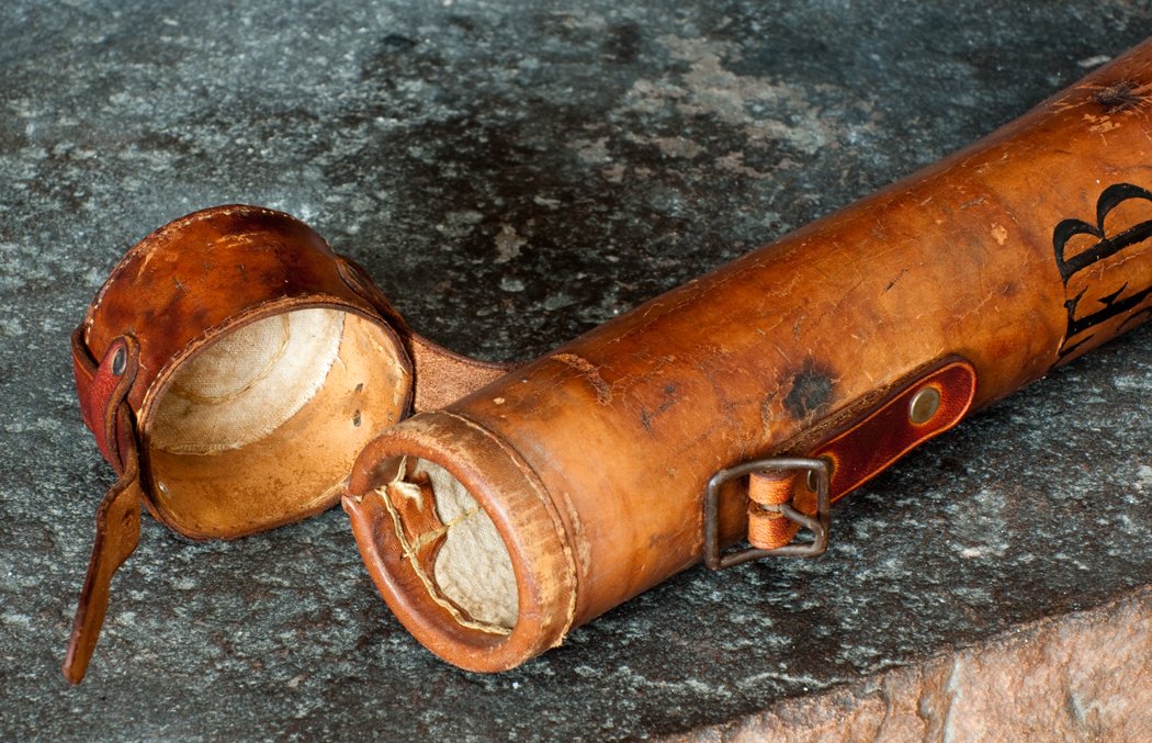 Leather Rod Tube