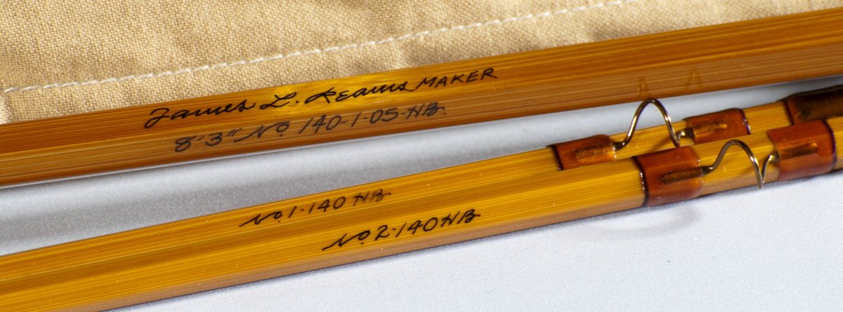 Reams, James - 8'3 2/2 4-5wt hollowbuilt bamboo rod 