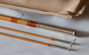 Simroe, Ted -- Model 2765 -- 7'6 2/2 5wt Bamboo Rod - ferrules and tip tops detail
