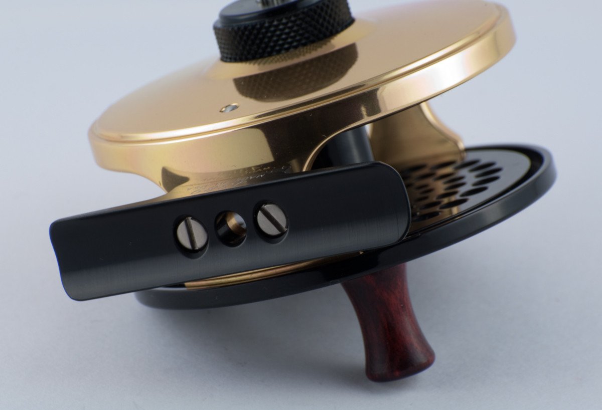 Abel No. 0 fly reel - black/gold (mint)