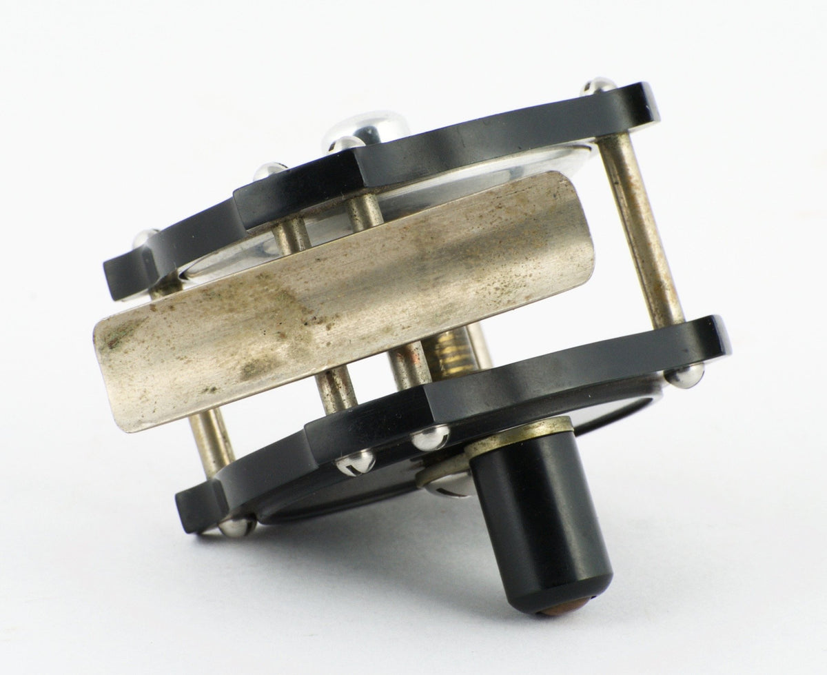 William Mills & Son Original "Fairy" Raised Pillar / Hard Rubber Fly Reel 