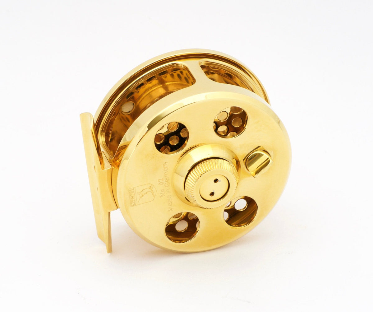 Stenzel Regent #2 Gold Plated Fly Reel