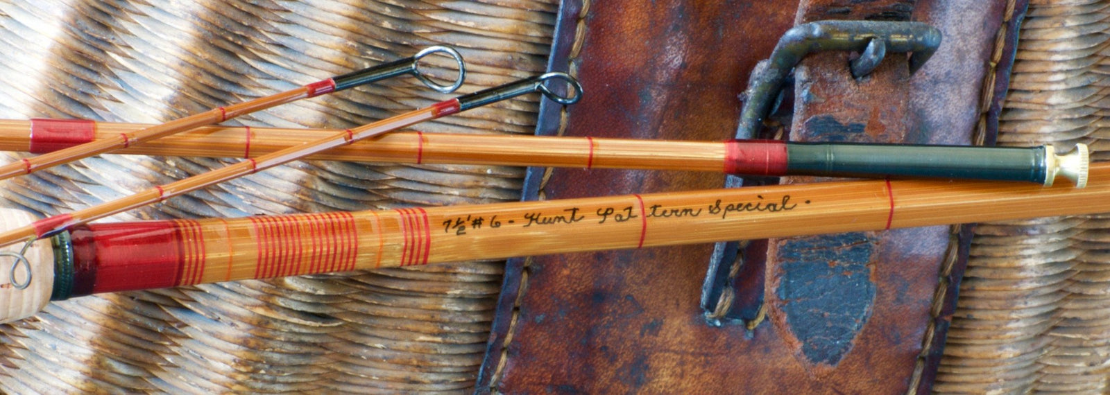 Marc Aroner 7'6 3/2 6wt Hunt Pattern Special Bamboo Rod 