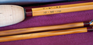 Bellinger 7'6 2/2 5wt Bamboo Rod