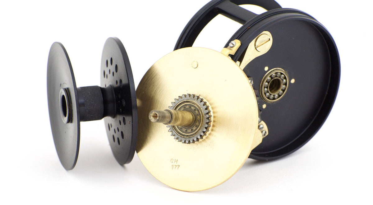 Chris Henshaw 3 1/4" Brass Face Perfect Fly Reel 