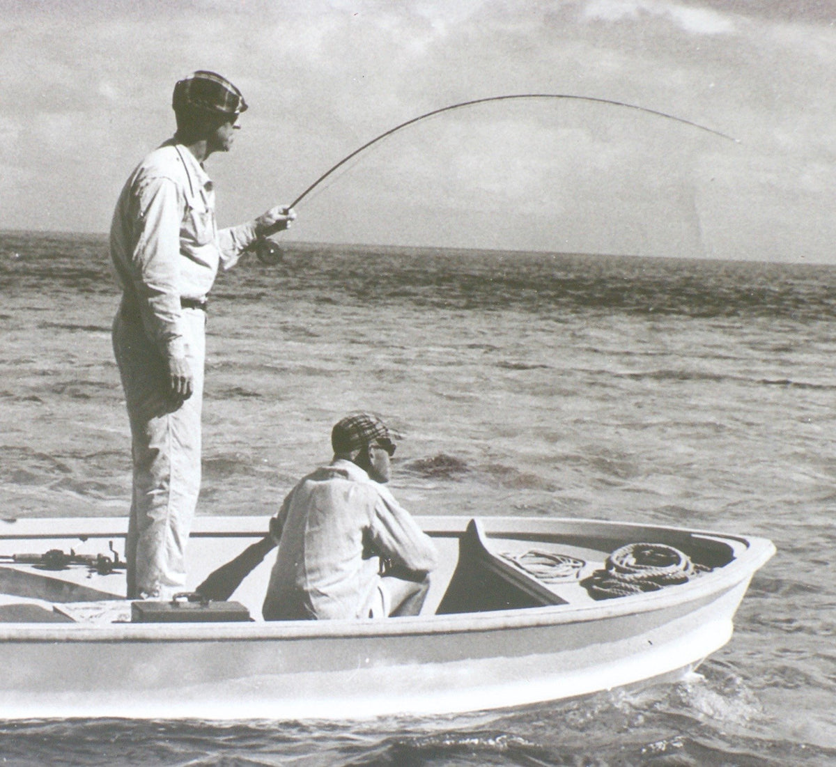 Wulff, Lee - Personal Bonefish Hat and Framed Photos 