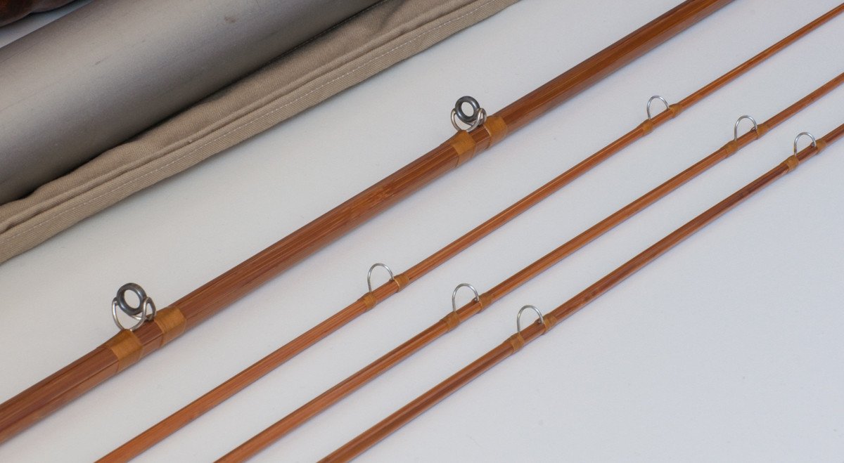 Jim Schaaf Hollowbuilt Steelhead/Salmon Bamboo Rod 9'3" 3/2 #8/9 - overall view