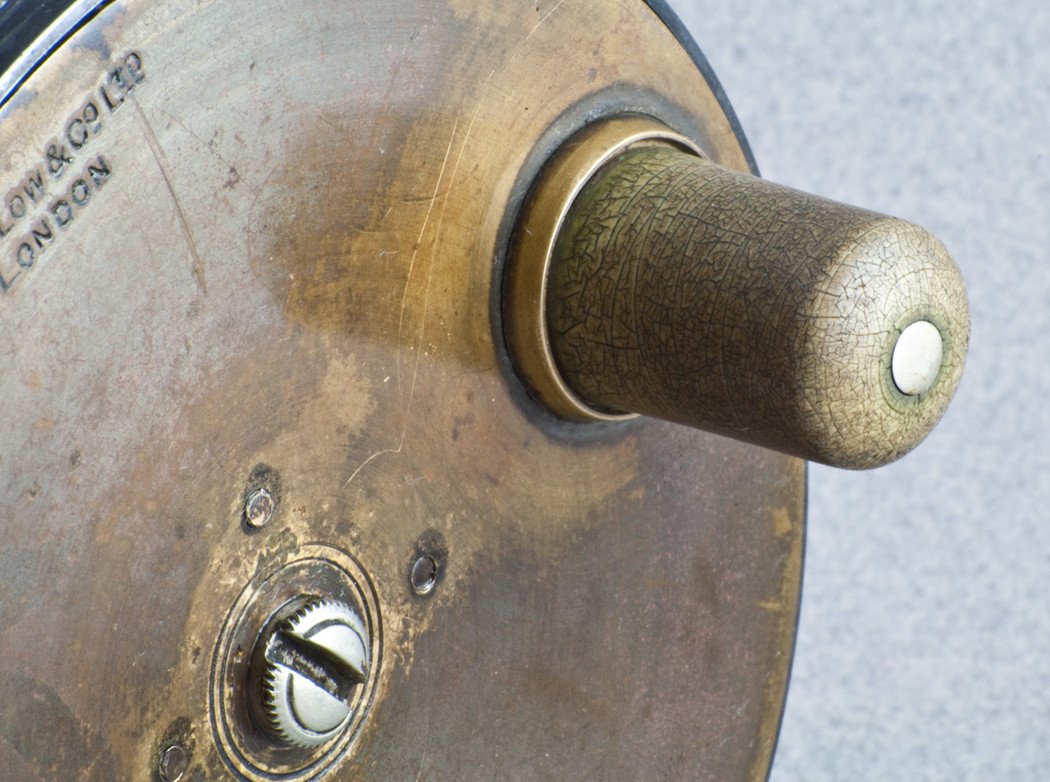 Farlow 4 1/2" Brass Face Perfect "Ballbearing" fly reel 