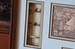 Fran Betters AuSable Fly Collection - Framed 