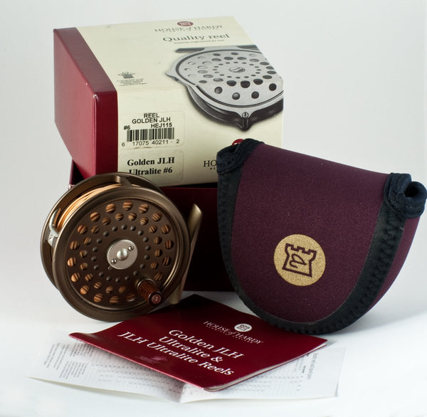 Hardy Golden JLH Ultralite #6 Fly Reel - Spinoza Rod Company