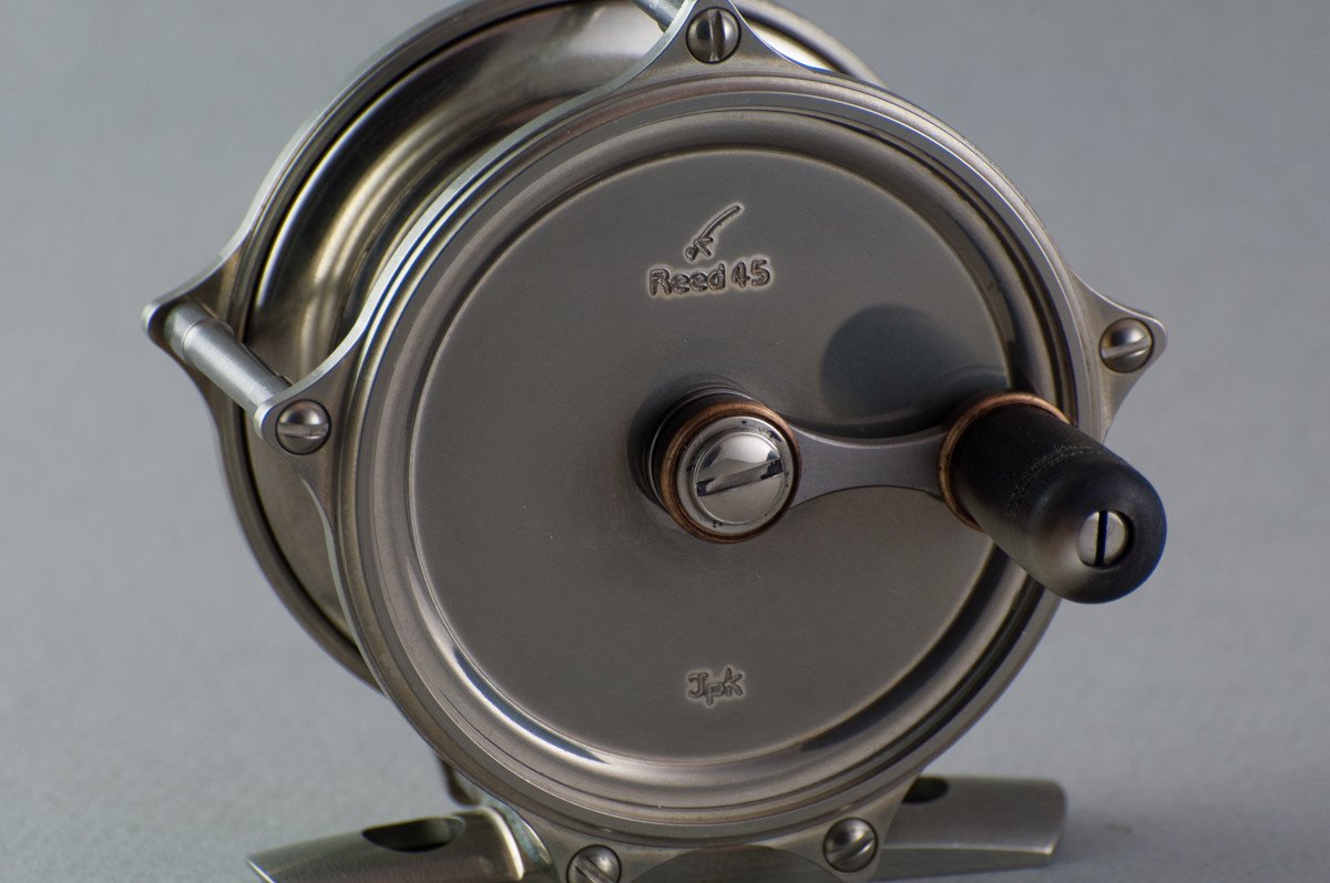 Kineya Reed 45 Nickel Silver Raised Pillar Fly Reel