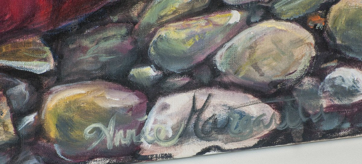 Annie Margarita Oil Painting - "Salmon Run" 