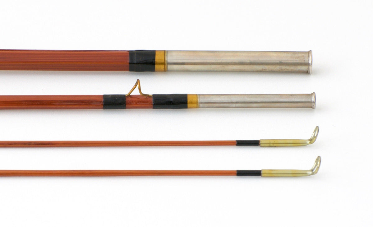 Phillipson Ed M. Hunter Approved Bamboo Rod 8'6 3/2 5-6wt - rod sections with wraps