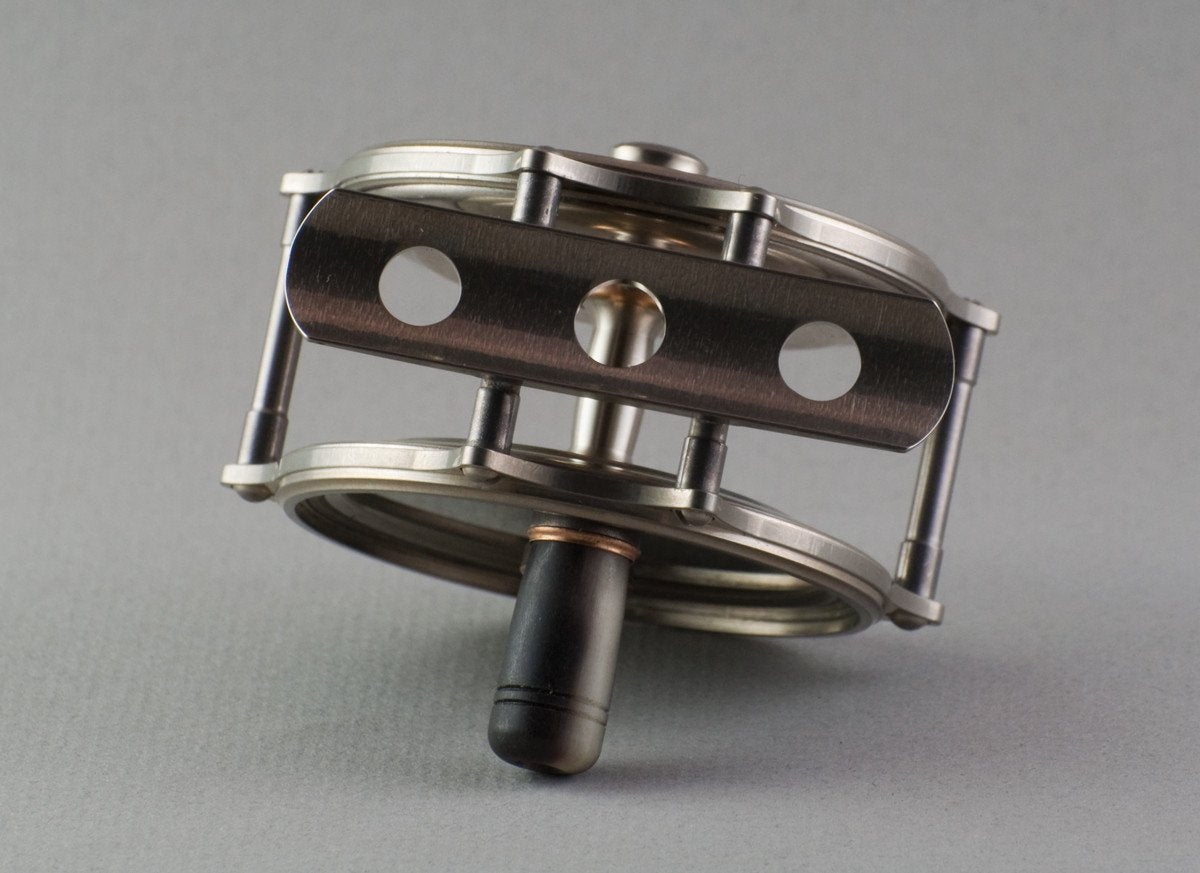 Kineya Reed 45 Nickel Silver Raised Pillar Fly Reel