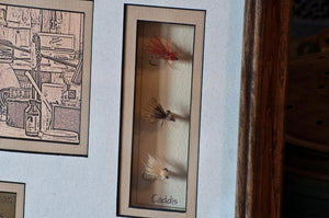 Fran Betters AuSable Fly Collection - Framed