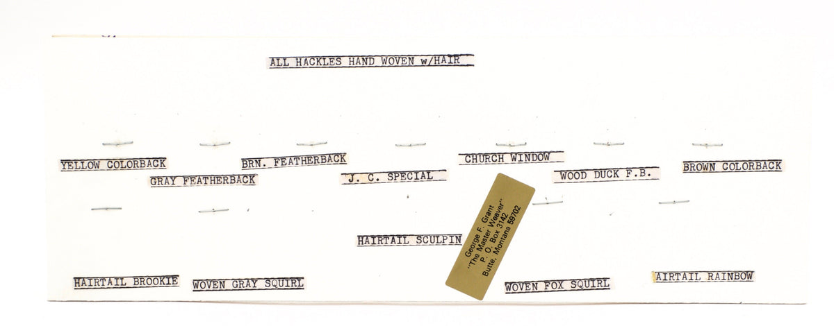 Grant, George - Fly Collection 