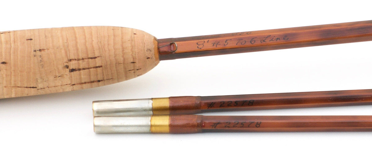 Bob Summers Model 856 Bamboo Rod 8' 2/2 #5/6 - overall view