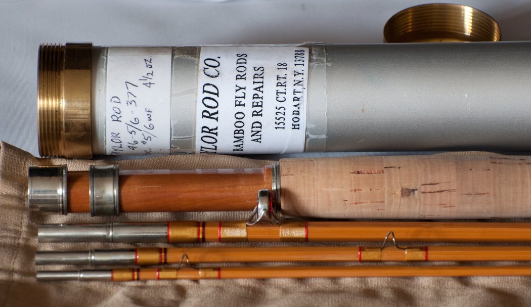 RD (Bob) Taylor FOUR-piece! 8' 5/6wt Bamboo Rod 