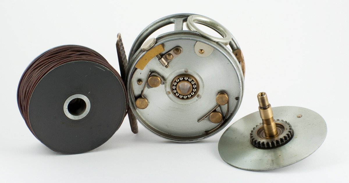 Hardy Perfect 3 1/2" Wide Drum Fly Reel (with Auxiliary Rim Brake)