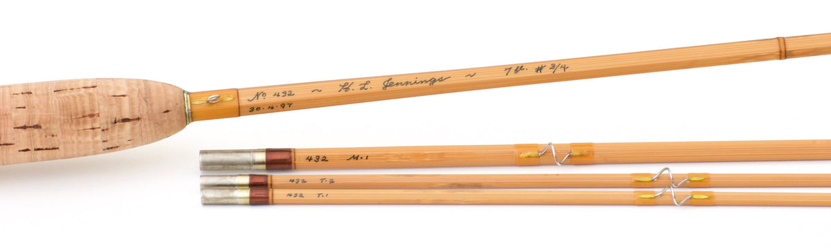Jennings, Homer -- 7' 3/2 3-4wt Bamboo Rod