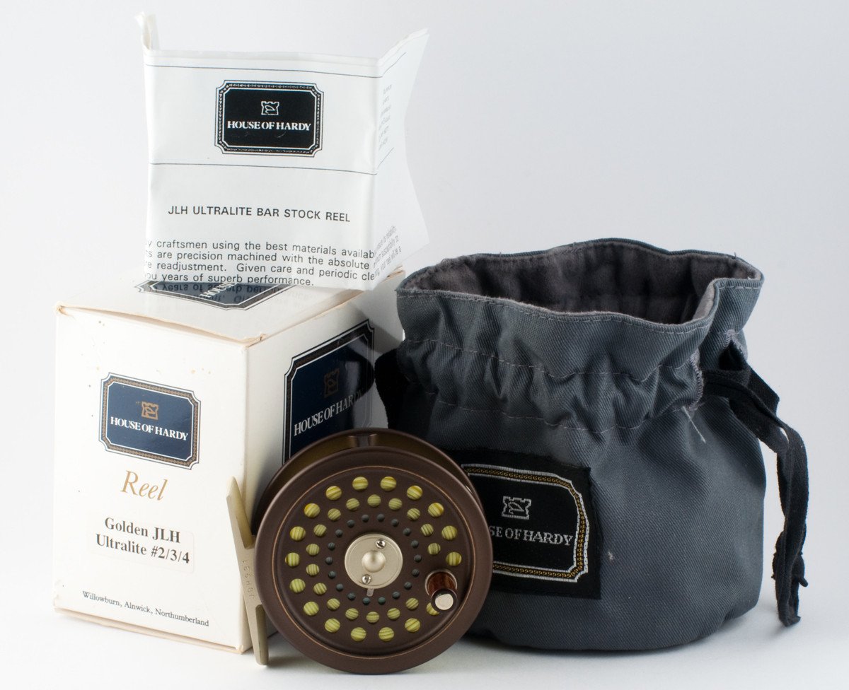 Hardy Golden JLH Ultralite 2/3/4 Fly Reel - MINT!