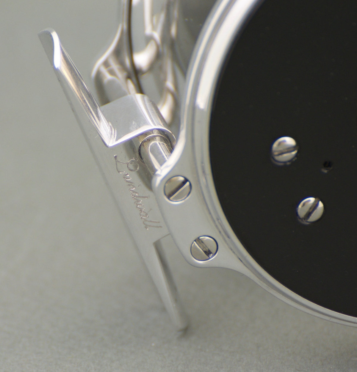 Georg Lundwall 3.72" Black Darter Click Reel 