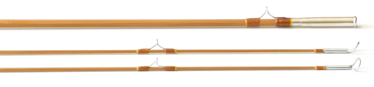Simroe, Ted -- 6' 3wt Bamboo Rod (new!) - rod sections with wraps and hardware