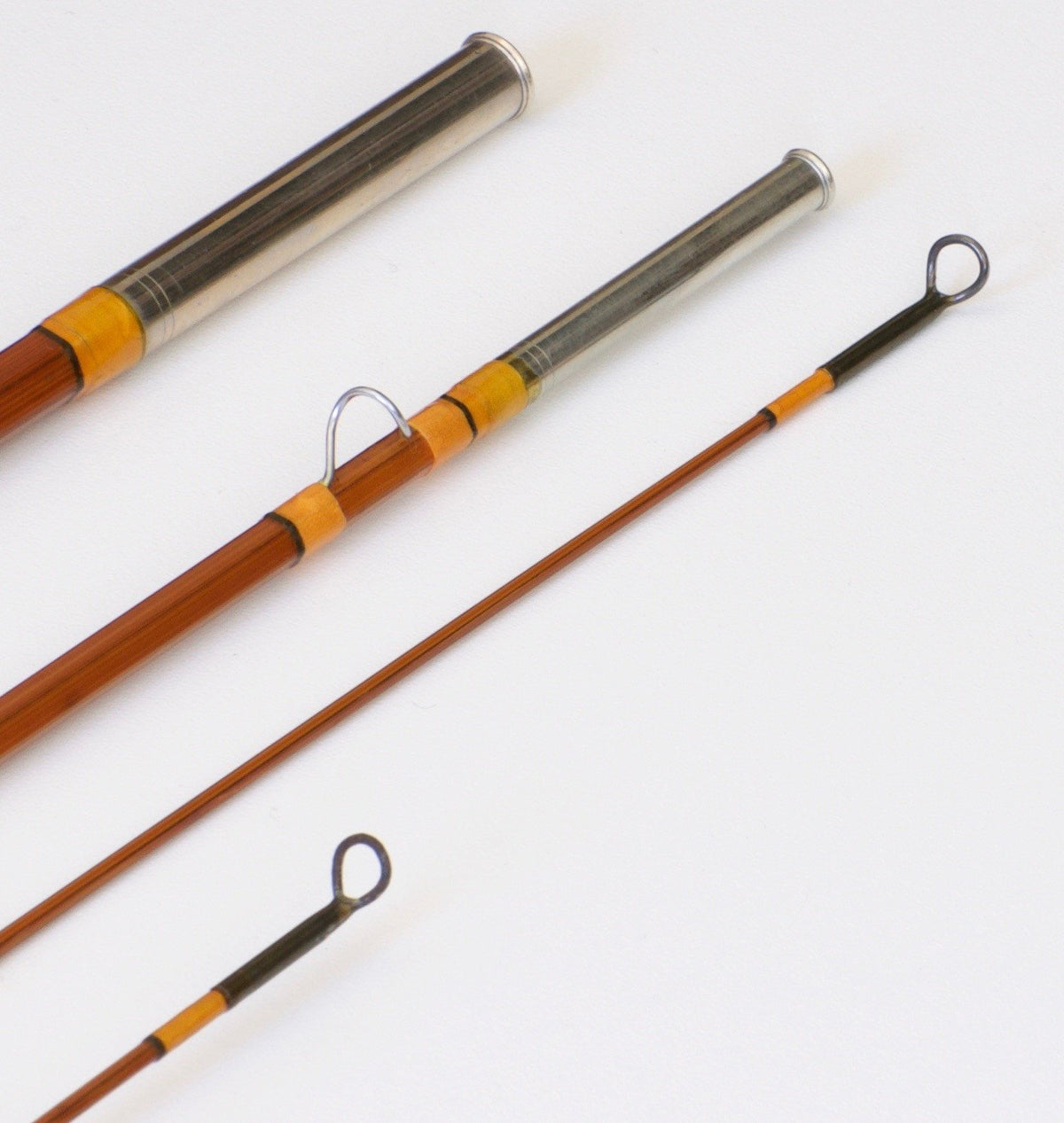 Phillipson Powr Pakt Bamboo Rod 9' 3/2 - guides and thread wrapping