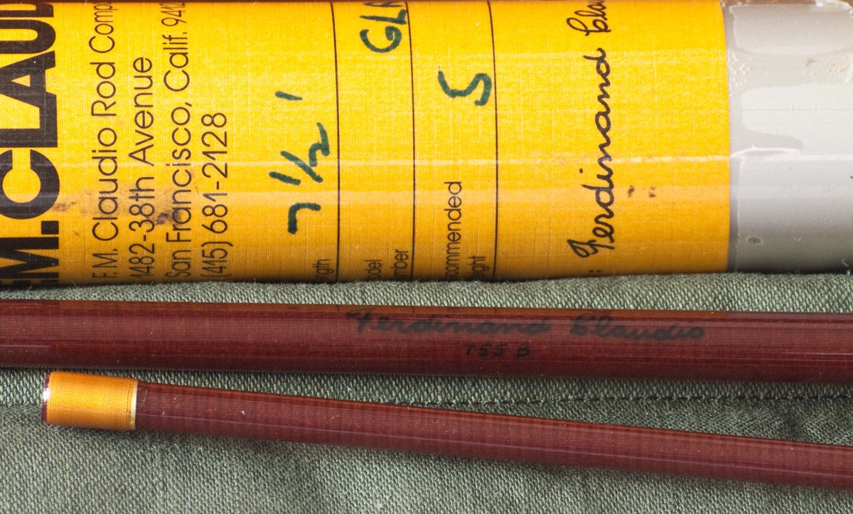 Claudio, Ferdinand - Model 755B - 7'6 5wt Fiberglass Rod 