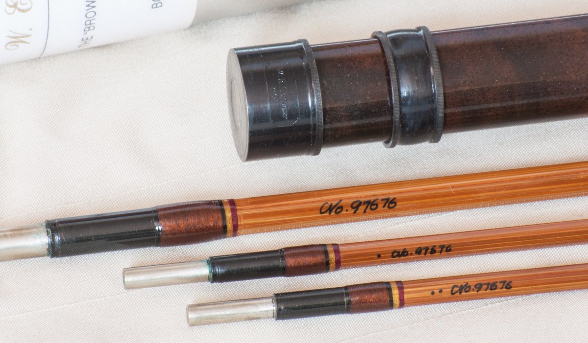 Walt Carpenter Browntone 7'6 3/2 5wt bamboo rod 