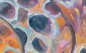 Annie Margarita Oil Painting - "Deep Brown"