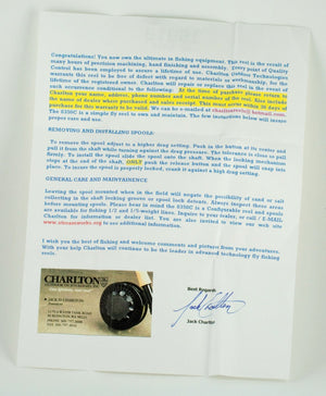 Charlton 8350C Fly Reel - LHW mint