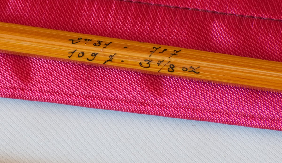 Pezon et Michel Super Parabolic PPP, "Colorado" Bamboo Rod 7'7 2/2 5-6wt