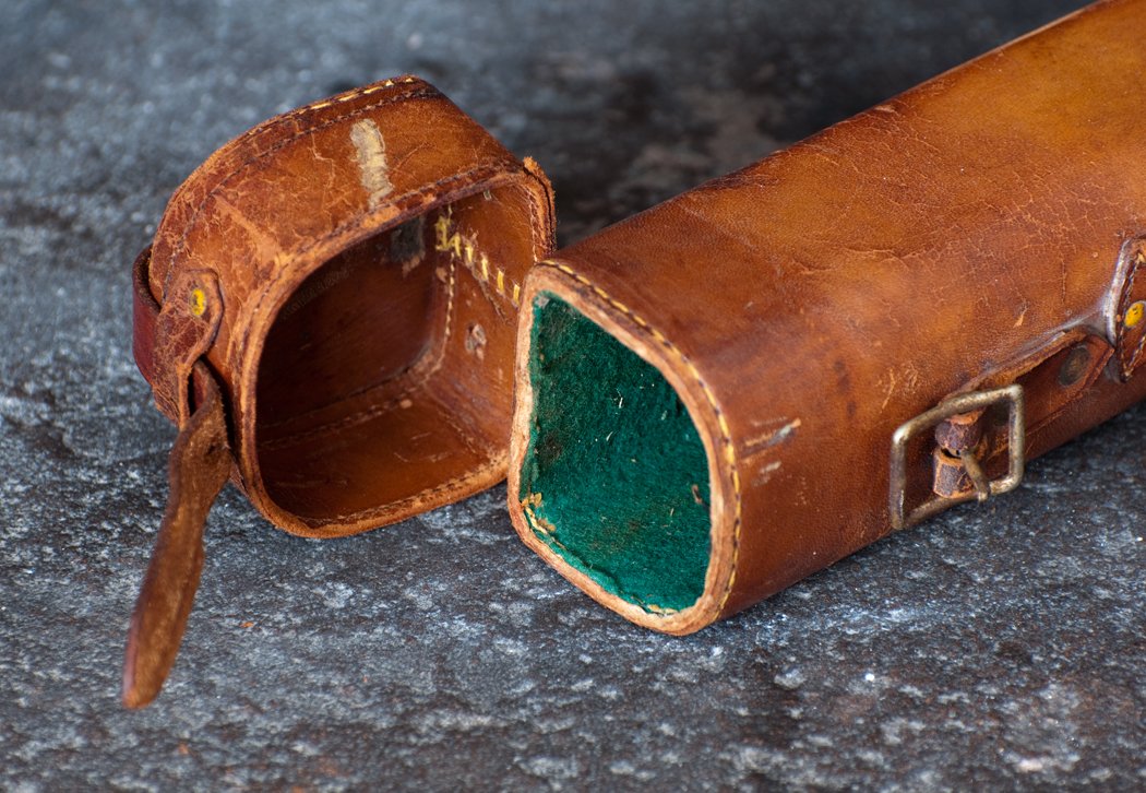 Leather Rod Tube 