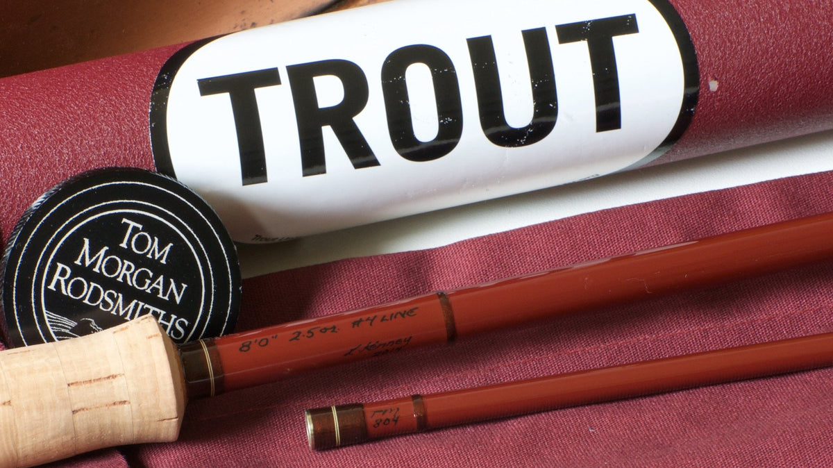 Tom Morgan Rodsmiths / Larry Kenney Fiberglass Fly Rod - 8' 2pc 4wt