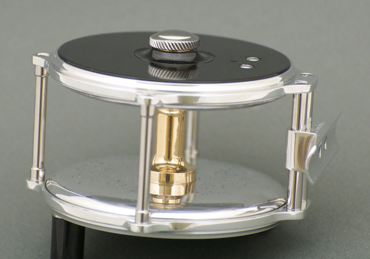 Georg Lundwall 3.72" Black Darter Click Reel 