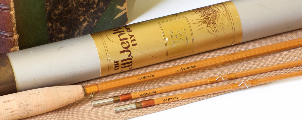 Jenkins Rod Co. Model GA80 Bamboo Rod - 8' 2/2 4-5wt