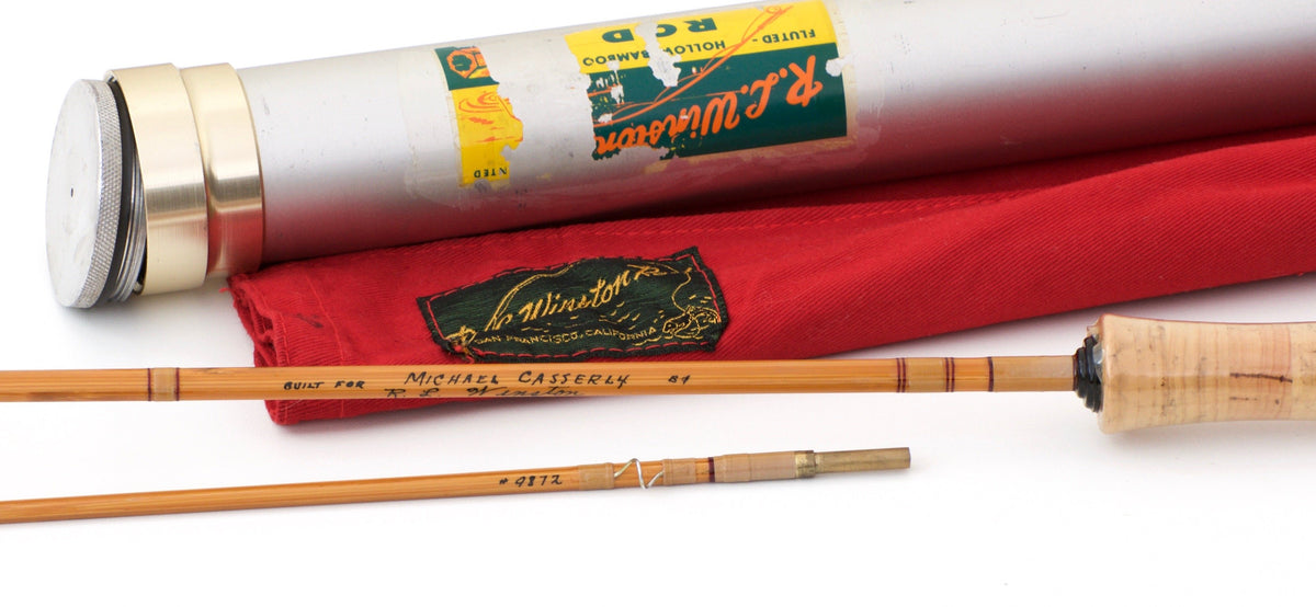 R.L. Winston "Leetle Feller" Bamboo Rod 6' 2/1 - ferrules and tips detail
