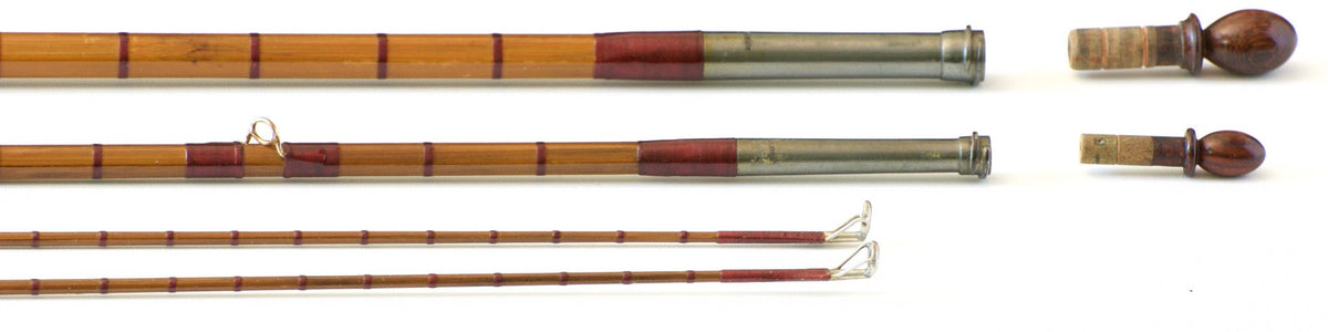 Hardy Bros. - The "Prince Leopold of Belgium" 10' Bamboo Fly Rod - guide detail and spacing