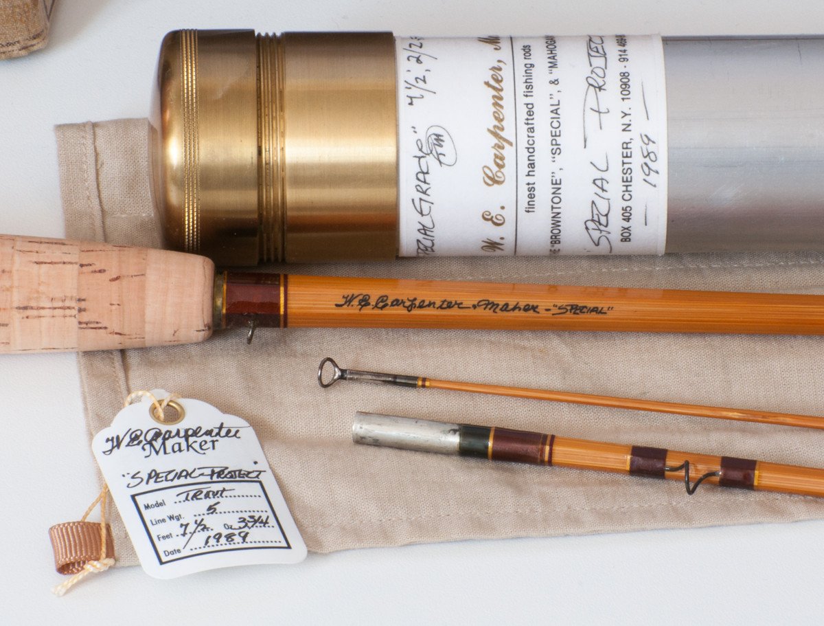 Walt Carpenter "Special Grade" 7'6 2/2 5wt Bamboo Rod