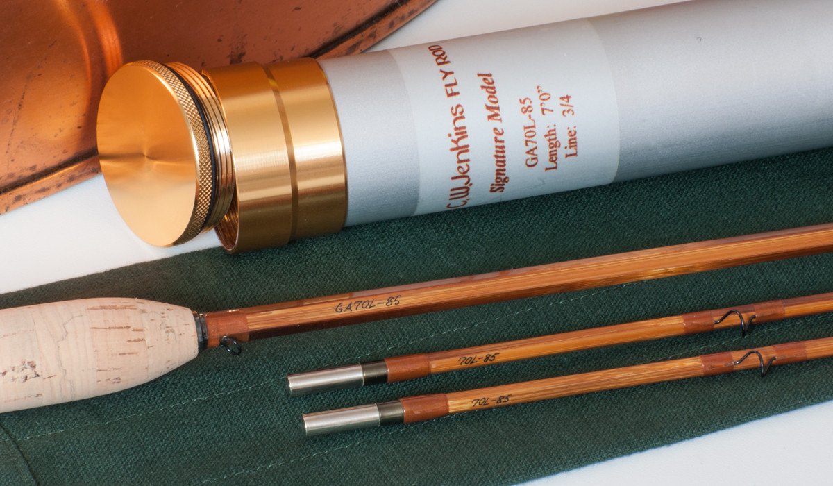 Jenkins Rod Co. Model GA70L Bamboo Rod - 7' 2/2 3-4wt